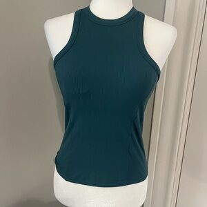 Lululemon Athletica Dark Teal Ribbed Tank Top